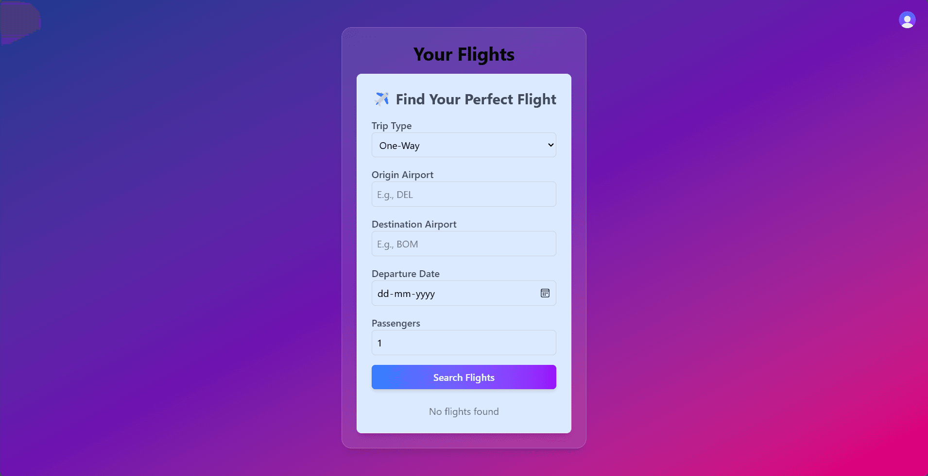 Flight Finder preview